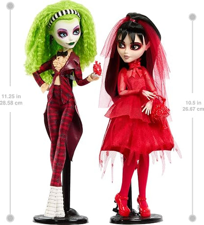 Monster High Collector Muñeca Skullector Bettlejuice Paquete de 2 para coleccionistas