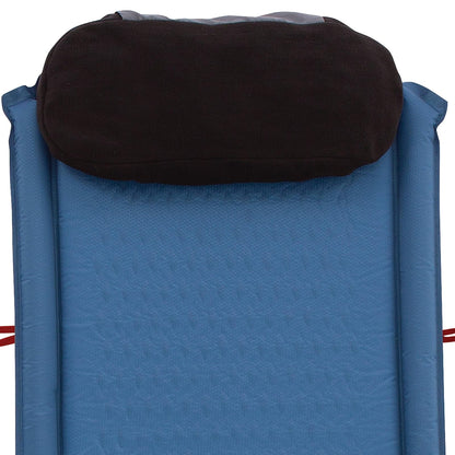 Coleman Silverton - Almohadilla de Dormir autoinflable, Ligera Almohadilla de Camping con Bolsa de Almacenamiento de Almohadas, cómoda Alfombrilla de Dormir con Parachoques Laterales para Evitar Que