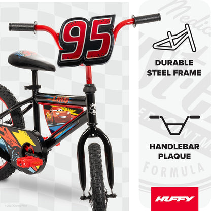 Huffy Disney and Marvel - Bicicleta de niño de 12/16 pulgadas para niños, múltiples opciones de color y diseños disponibles, ideal para mayores de 3 años, ruedas de entrenamiento extraíbles, asiento