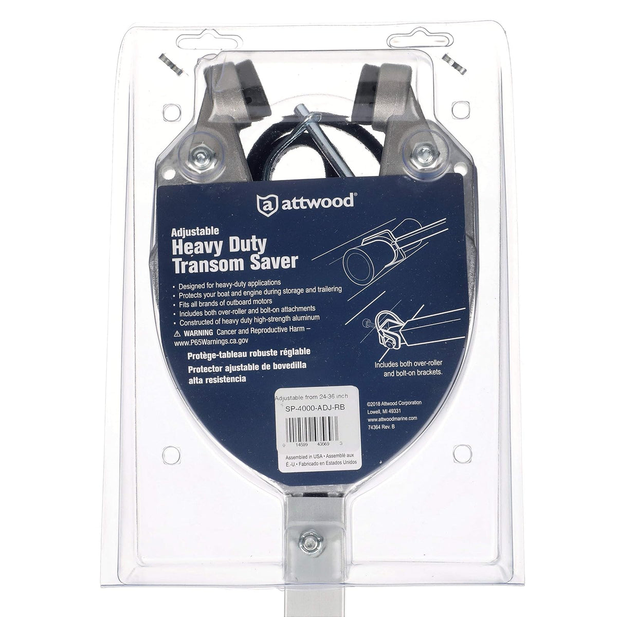 Attwood SP-4000-ADJ Soporte Motor 24-36"