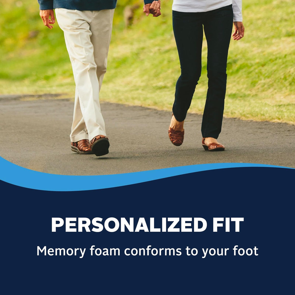 Airplus Memory Comfort - Plantillas para zapatos con espuma viscoelástica para aliviar la presión, para mujer, talla 5-11