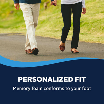 Airplus Memory Comfort - Plantillas para zapatos con espuma viscoelástica para aliviar la presión, para mujer, talla 5-11