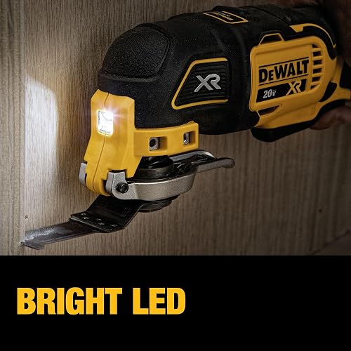 Juego de herramientas oscilantes DEWALT Max XR de 20 V de 3 velocidades (DCS356C1).