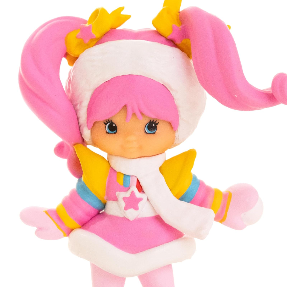 Rainbow Brite Tickled Pink Figura Cheebee | Rosa, 2.5 pulgadas, coleccionable, serie limitada invierno
