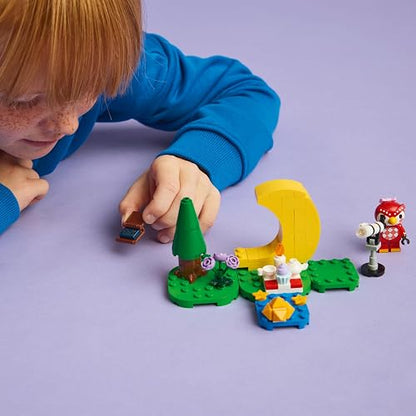 LEGO® Animal Crossing™ Mirando Las Estrellas con Estela Juguete de construcción, Juego de interpretación imaginativo para niñas y niños a Partir de 6 años 77053