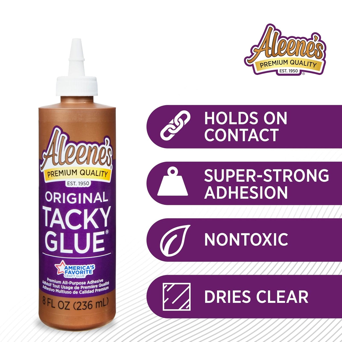 Aleene's Pegamento Pegajoso 8 FL OZ - Pack 3 Unidades