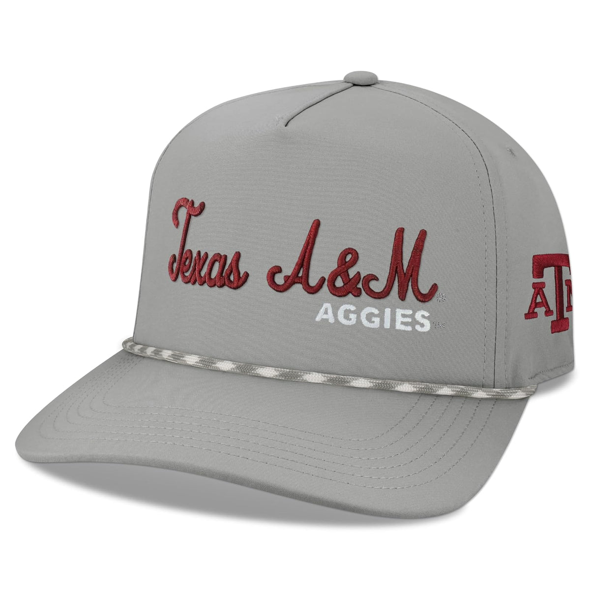 Legacy NCAA Officially Licensed Rope Hat, Lightweight Cap for Men & Women, Caddy, One Size Fits Most, Snapback Closure - Texas A&M Aggies