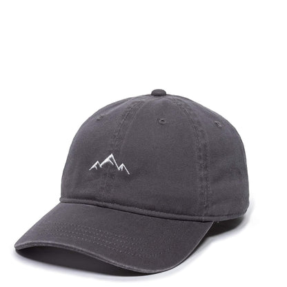 Gorra de montaña para papá al Aire última intervensión, Gorra de algodón Suave sin estructurar - Carbón vegetal
