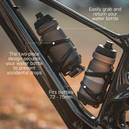 Topeak DualSide Cage Pro con Caja de Herramientas integrada N11 – Portabidón Reversible de Entrada Izquierda/Derecha con Multiherramienta Nano 11 integrada, retención Segura, Marco Compacto para