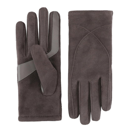 isotoner Women's Water Repellent and Touchscreen Microsuede Gloves GuanteMujer