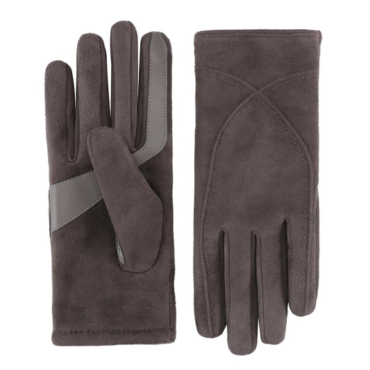 isotoner Women's Water Repellent and Touchscreen Microsuede Gloves GuanteMujer