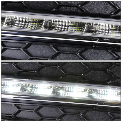 DNA Motoring FL-ZTL-157-CH Luz diurna, lado del conductor y del pasajero