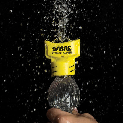 SABRE Adaptador para Lavado de Ojos – Convierte la Botella de Agua en un Dispositivo de Lavado de Ojos – Descarga contaminantes Desde el Ojo