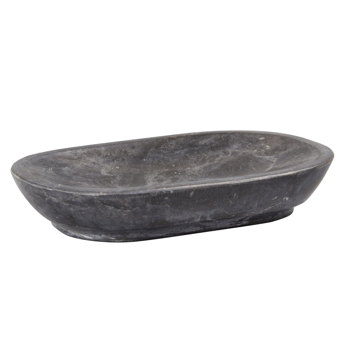 Creative Home - Juego de baño con Piedra de mármol de carbón, Plato para jabón en Barra, Carbón, 5-5/8" W x 3-3/4" L, 1