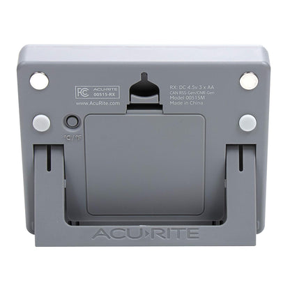 AcuRite - Termómetro digital inalámbrico para refrigerador y congelador con alarma, temperatura máxima/mínima para el hogar y restaurantes (00515M) 4.25 x 3.75 pulgadas