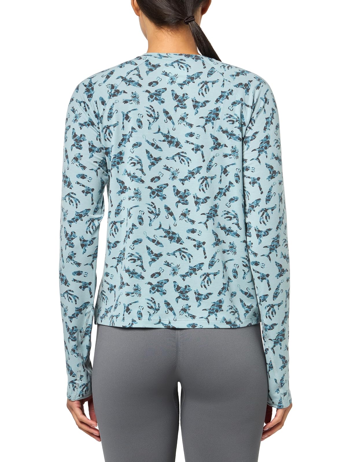 Columbia PFG Uncharted Knit Manga Larga Camiseta para Senderismo para Mujer