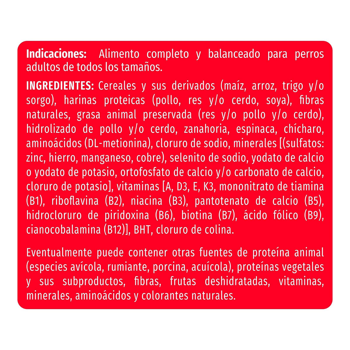Alimento para Perros Campeon Adulto Prime 15 Kg