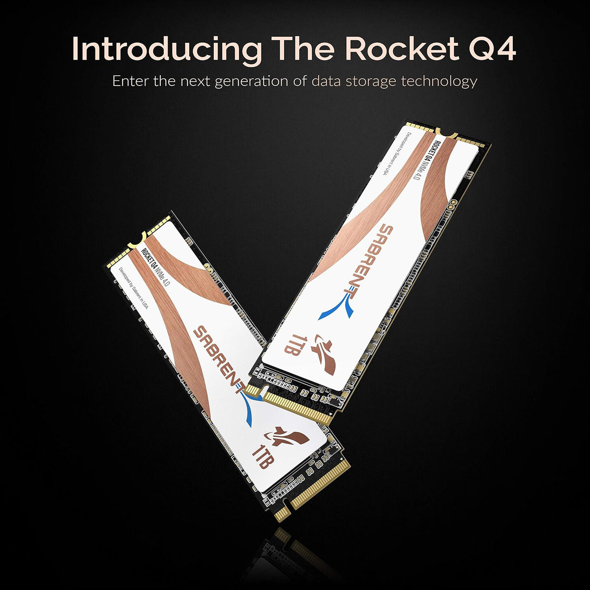 SABRENT 1TB Rocket Q4 NVMe PCIe 4.0 M.2 2280 SSD Interno de máximo Rendimiento con disipador de Calor | R/W 4700/1800 MB/s (SB-RKTQ4-HTSS-1TB)
