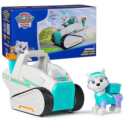 Paw Patrol, quitanieves de Everest, vehículo de Juguete con Figura de acción Coleccionable, Juguetes respetuosos con el Medio Ambiente para niños y niñas a Partir de 3 años