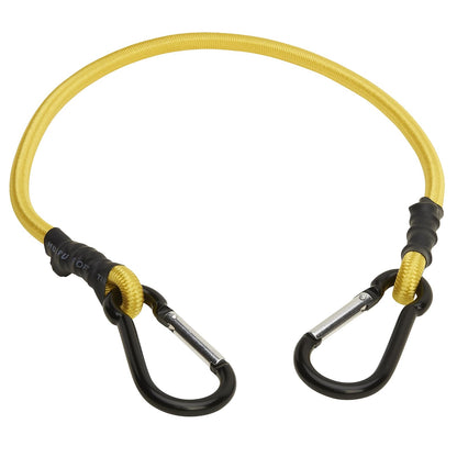 Keeper - Cordón elástico de mosquetón de 24 Pulgadas, Paquete de 2 Unidades, Resistente a los Rayos UV y a la Intemperie