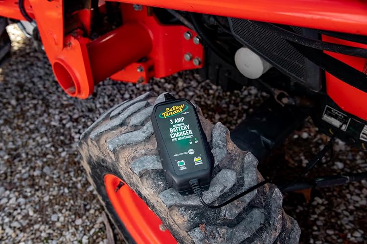 Battery Tender - Cargador y mantenedor de batería de 3 amperios – Automático Inteligente conmutable de 12 V o 6 V para Automóviles, SUV y Camiones, Cargador de batería de Plomo, AGM, Gel y Litio –