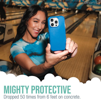 Smartish® - Funda Delgada para iPhone 15 Pro, Ligera, Protectora, con Agarre Fino y protección contra caídas para Apple iPhone 15 Pro, Transparente
