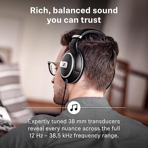 Sennheiser HD 599 Special Edition - Audífonos abiertos y circumaurales, ‎Alámbrico, Exclusivo de , Negro