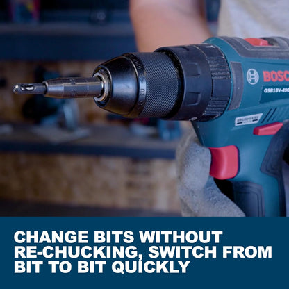 Bosch - Surtido de brocas autocentrantes Clic-Change CC2430 de 3 piezas