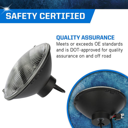 PEAK Faros Delanteros LED H6024LED, 6000 K, Blanco