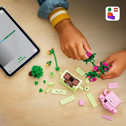 LEGO Plantas Danzarinas – Set de Construcción con Flores para Niñas y Niños – Decoración Natural – 2 Plantas y 2 Macetas de Colores Pastel – Idea de Regalo – 11506