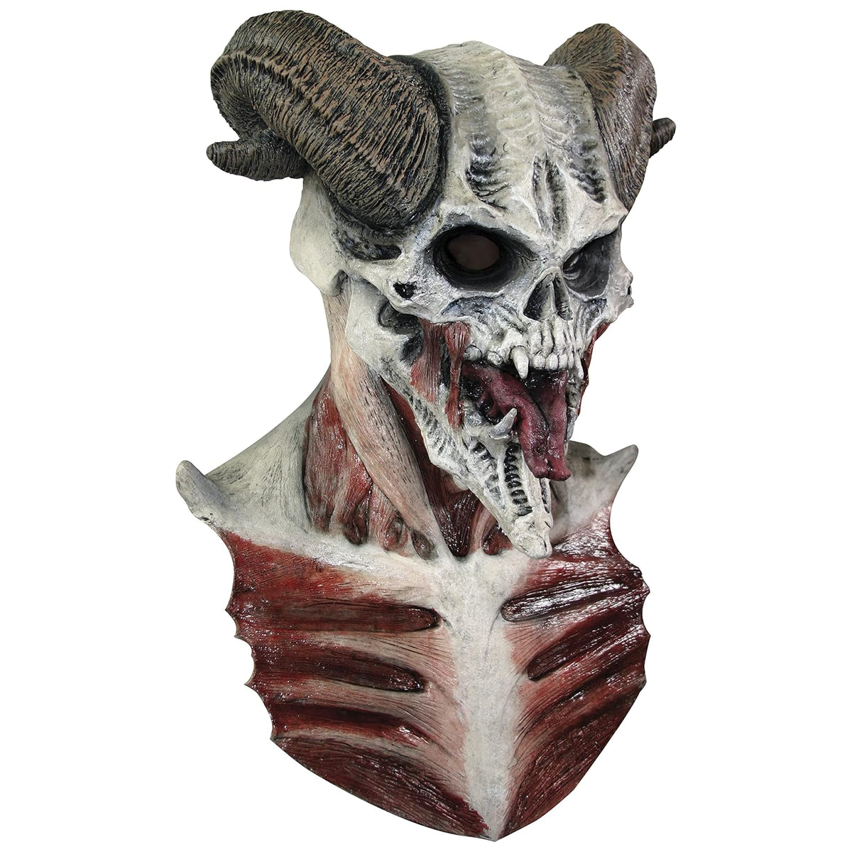 Devil Skull, Máscara de Calavera Huesuda Espeluznante, Máscaras de Calacas Tenebrosas Ideales para Halloween y Fiestas de Disfraces