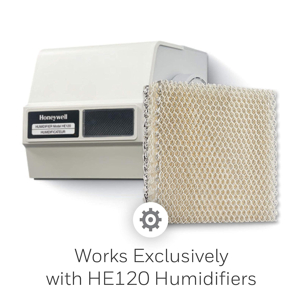 Honeywell Home HC12A1015/C HC12A1015 - Almohadilla humidificadora, 29,2 x 20,3 x 5,08 cm, Color Blanco