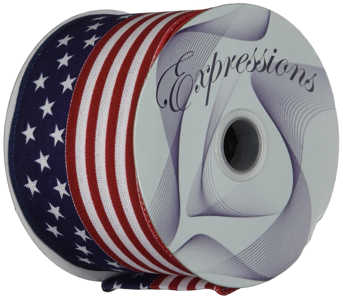 Craig Bachman Imports 8567339343 - Cinta de 6,3 cm x 10 m, Color Rojo, Blanco, Azul Estrellas/Rayas
