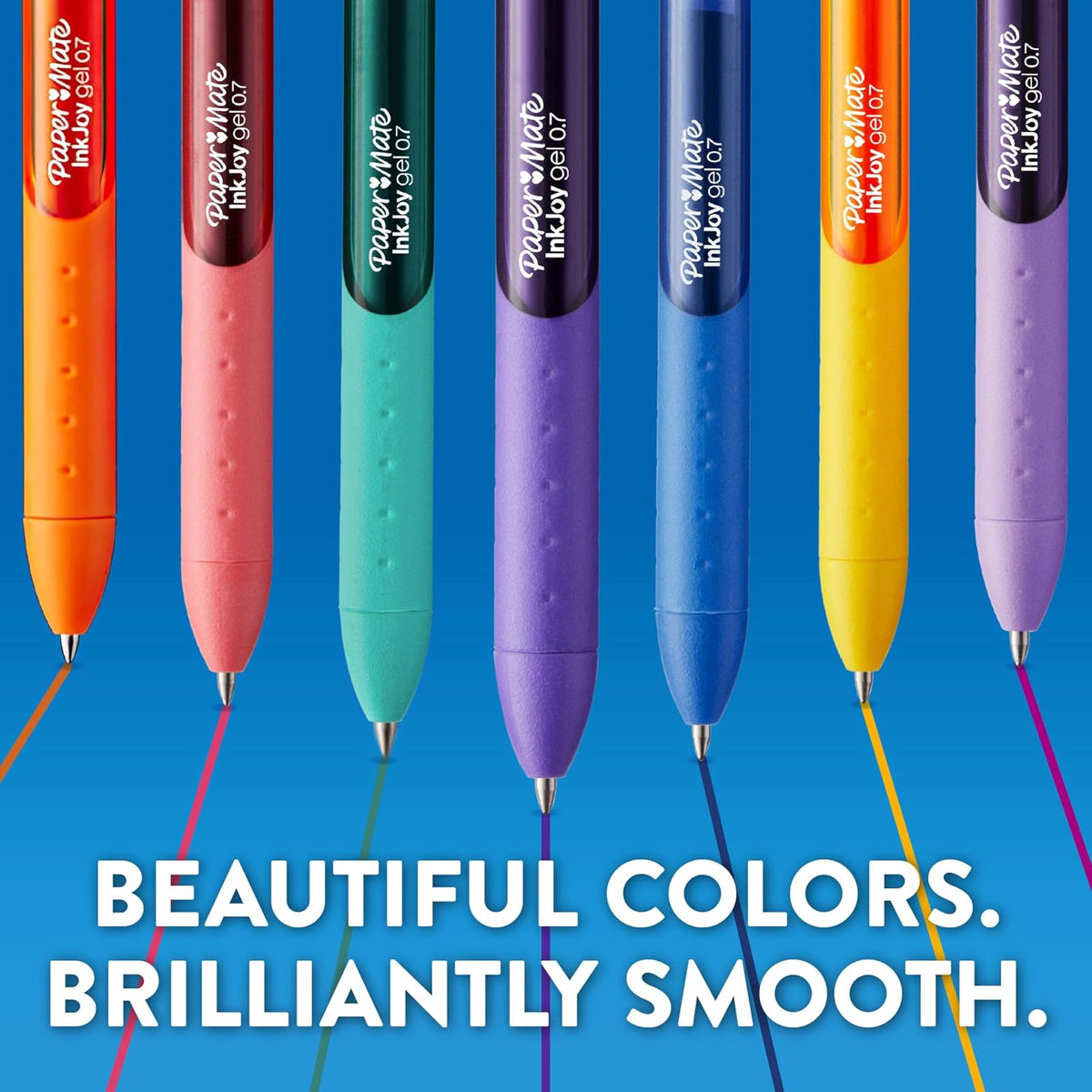 Paper Mate Inkjoy Gel Pen, Fine Point, Box of 12, Black (1951720)