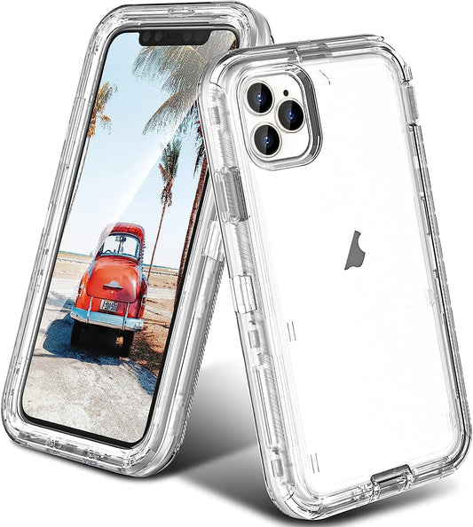 ORIbox - Funda Compatible con iPhone 11 Pro MAX, Resistente a los Golpes, anticaídas, Transparente