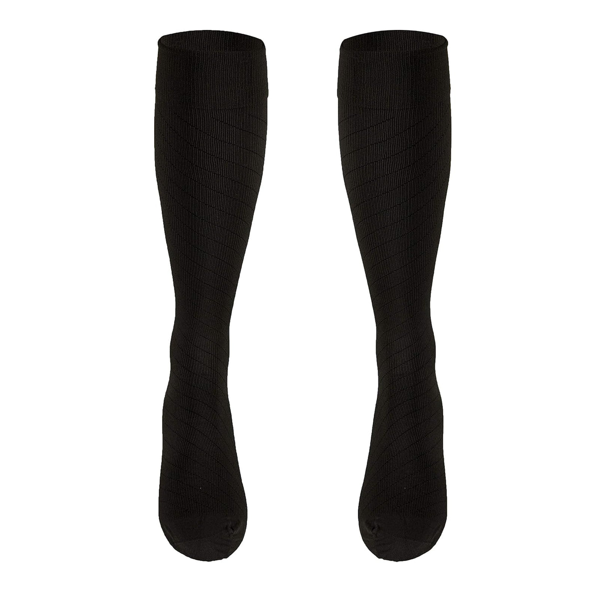 Truform Travel Compression Socks For Men And Women, 15-20 Knee High Over Calf Length Brown, Pack of 1