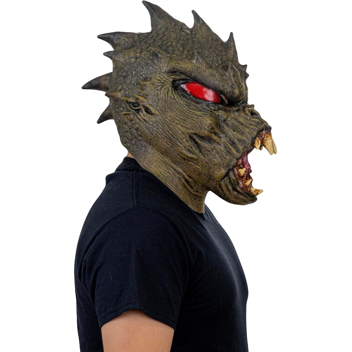 Ghoulish Productions Máscara De Látex Chupacabras, Accesorio Látex Cosplay Leyendas Mexicanas, Disfraz Aterrador para Halloween y Fiestas Temáticas, Cosplay Monstruos de México, Diseño Artesanal
