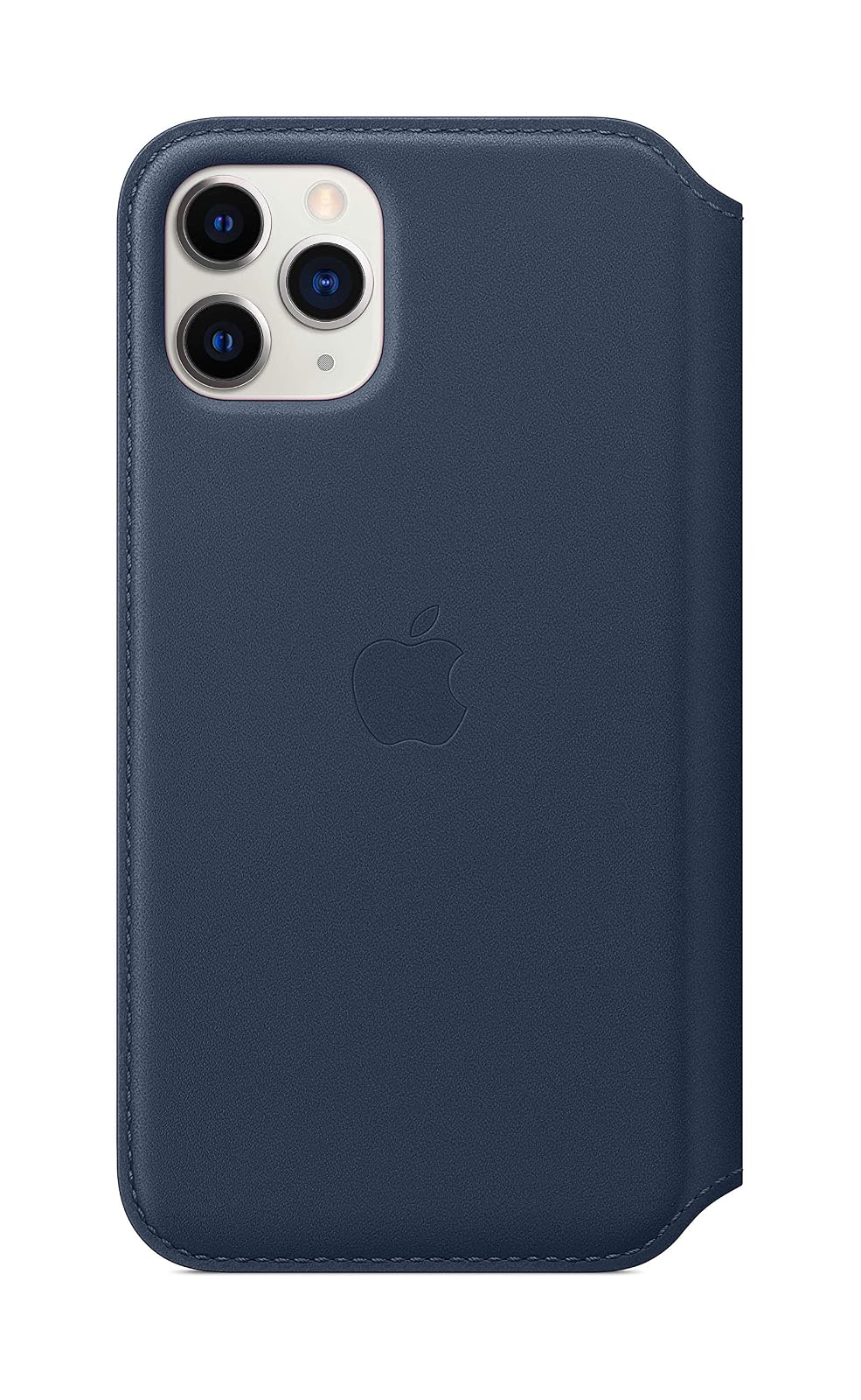 Funda de Piel Apple (para iPhone 11 Pro), Color Azul Marino Profundo