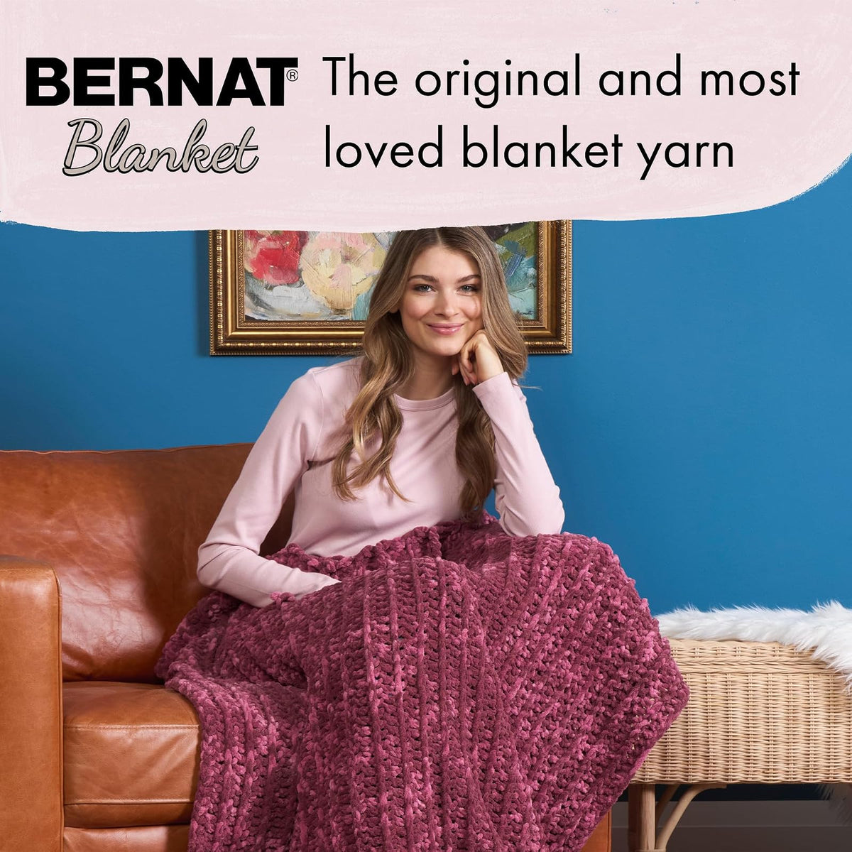 Bernat Blanket Mist-ical Storm Blue Paquete de 2 hilos de 300 g