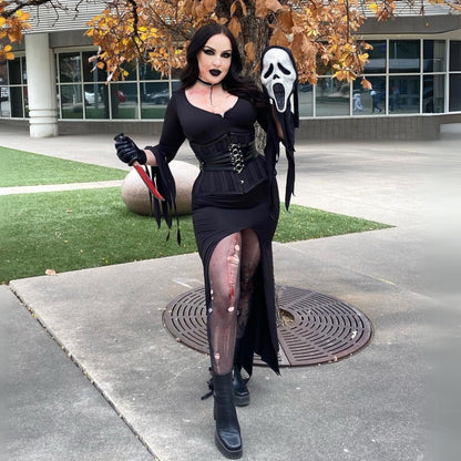 Leg Avenue Women's Floor Length Gothic Dress Costume