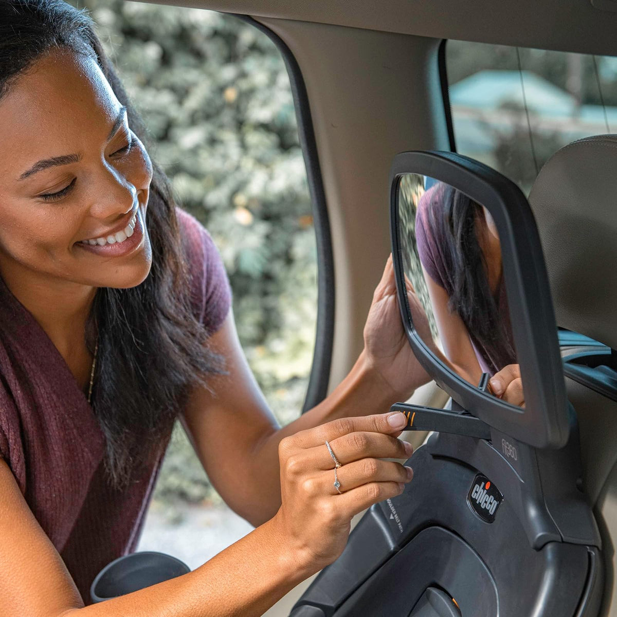 Chicco Fit360 - Accesorio Espejo para Asiento de Automóvil, Gris