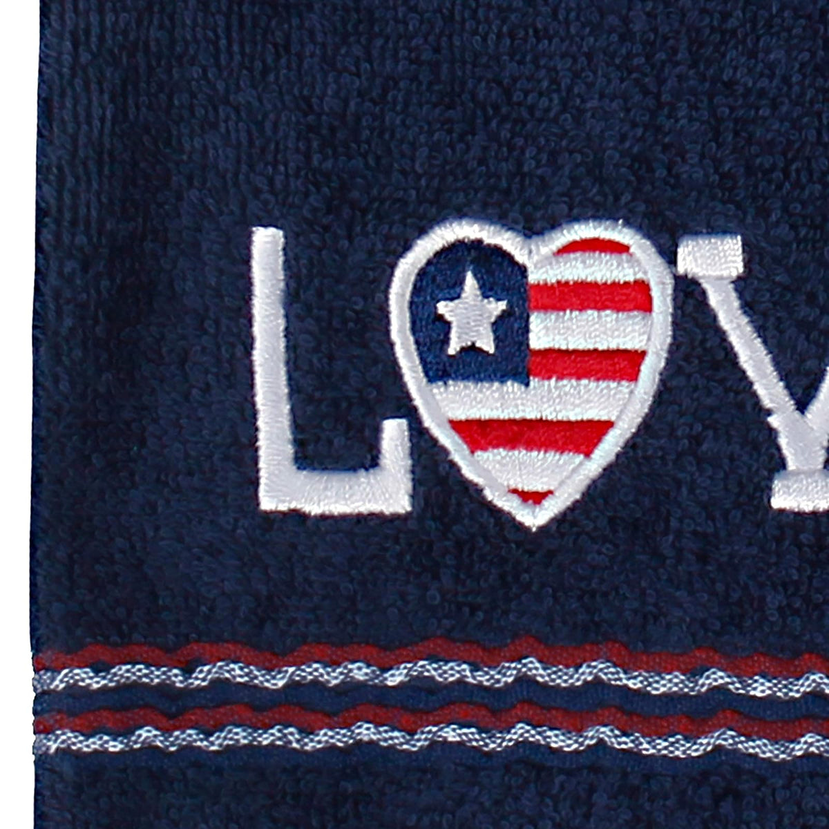 SKL Home Love Toalla de Mano, Azul Marino