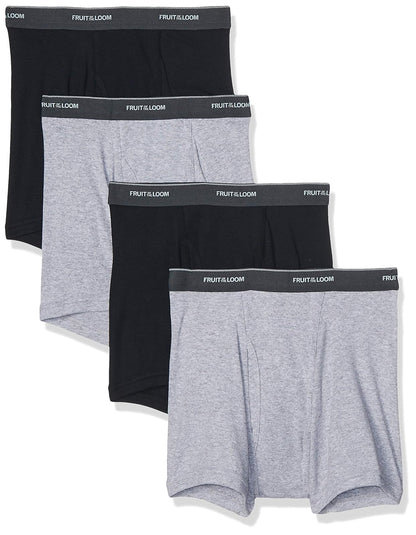 Fruit of the Loom Bóxers Ajustados para Hombre, Paquete de 4 - M - Multicolor