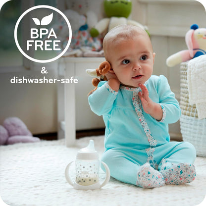 NUK - Taza grande Tritan para aprendices, 10 onzas, más de 8 meses, sin BPA, a prueba de derrames