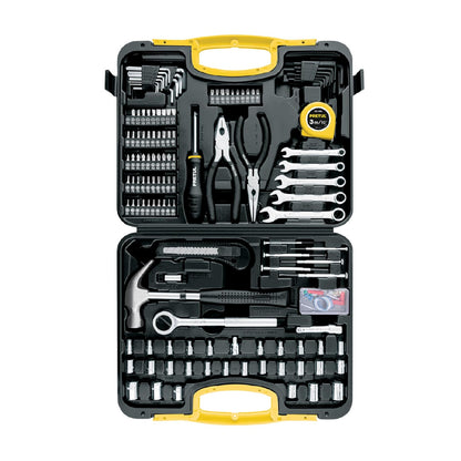 Pretul Set de Herramientas SET-133 133 Piezas | Estuche plástico, llaves y desarmadores, dados, flexómetro, garantía