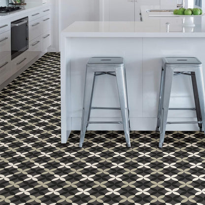 FloorPops FP3367 - Azulejos de piso para despegar y pegar, color neutro