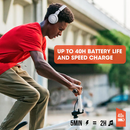 JBL Tune 510BT: Auriculares inalámbricos en la Oreja con Sonido Purebass - Rosa