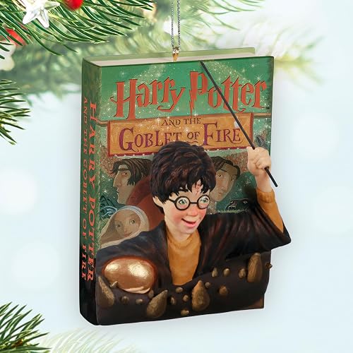Hallmark - Adornos de Navidad de Recuerdo de Harry Potter y el cáliz del Fuego, Regalos para los Fans de Harry Potter