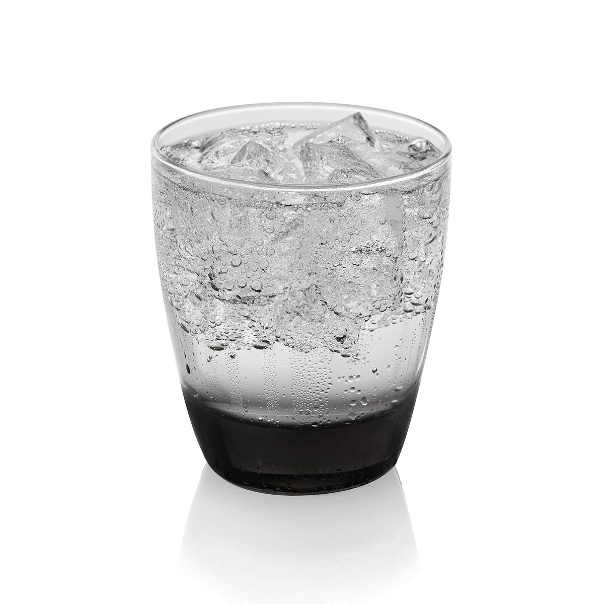 Classic 16 Pieces set, smoke | Capacidades de 18 onzas y 13 onzas para agua, refrescos, cócteles y más con bases teñidas de humo y limpieza segura para
