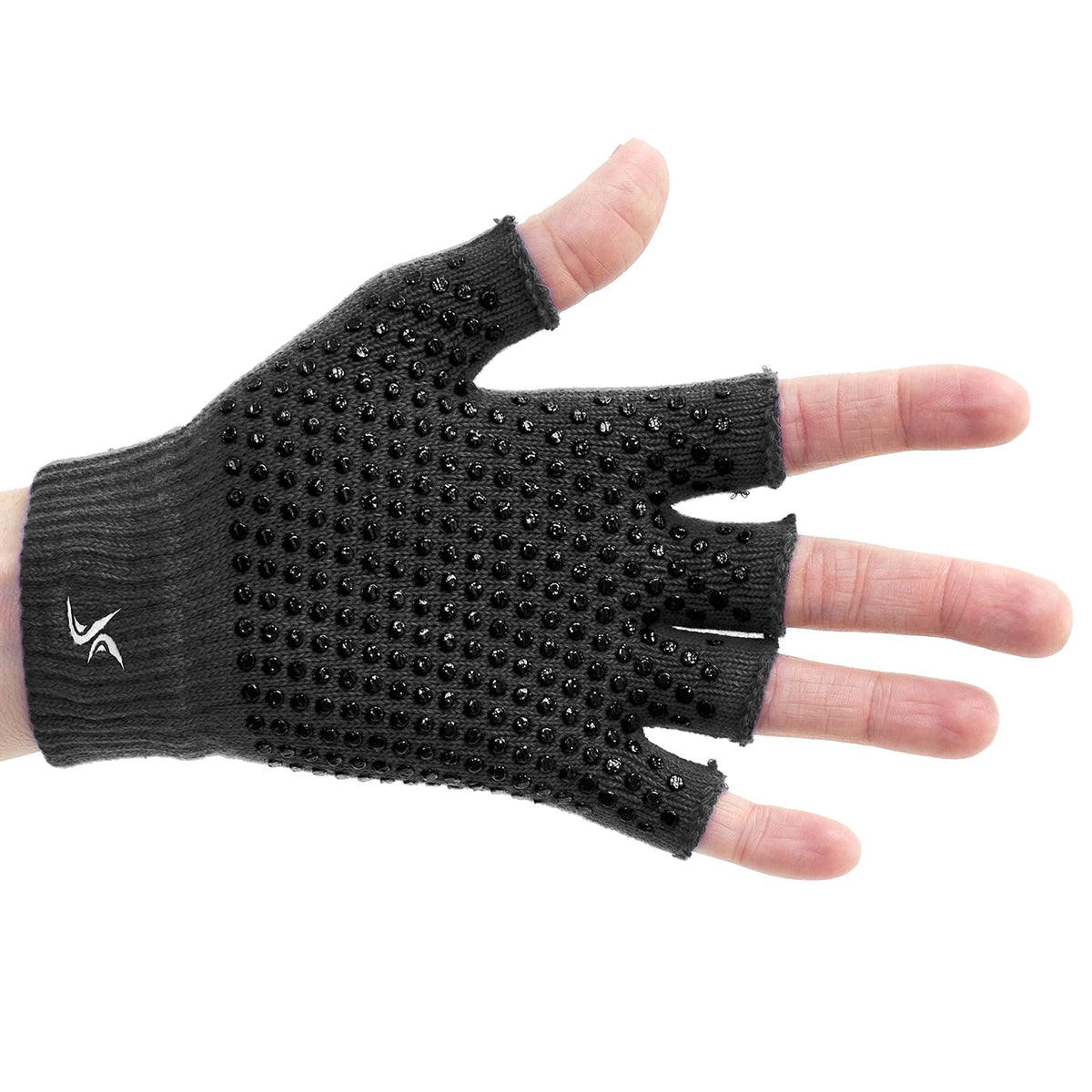ProsourceFit Grippy Yoga Gloves, One Size Fits All, Non-Slip Fingerless Design